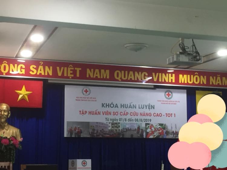 “Huấn luyện cho Tập huấn viên sơ cấp cứu Chữ thập đỏ về 24 kỹ thuật sơ cấp cứu nâng cao” (Chủ đề 1) tại TP. Hồ Chí Minh